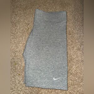 Nike Heather Gray Active biker shorts